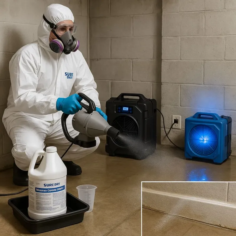 Sanitization and Odor Removal process in Weimar, TX